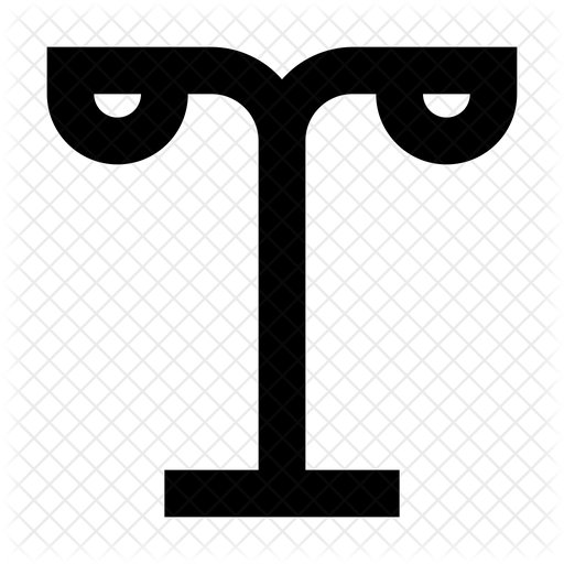 512x512 Lamp Post Icon Of Line Style