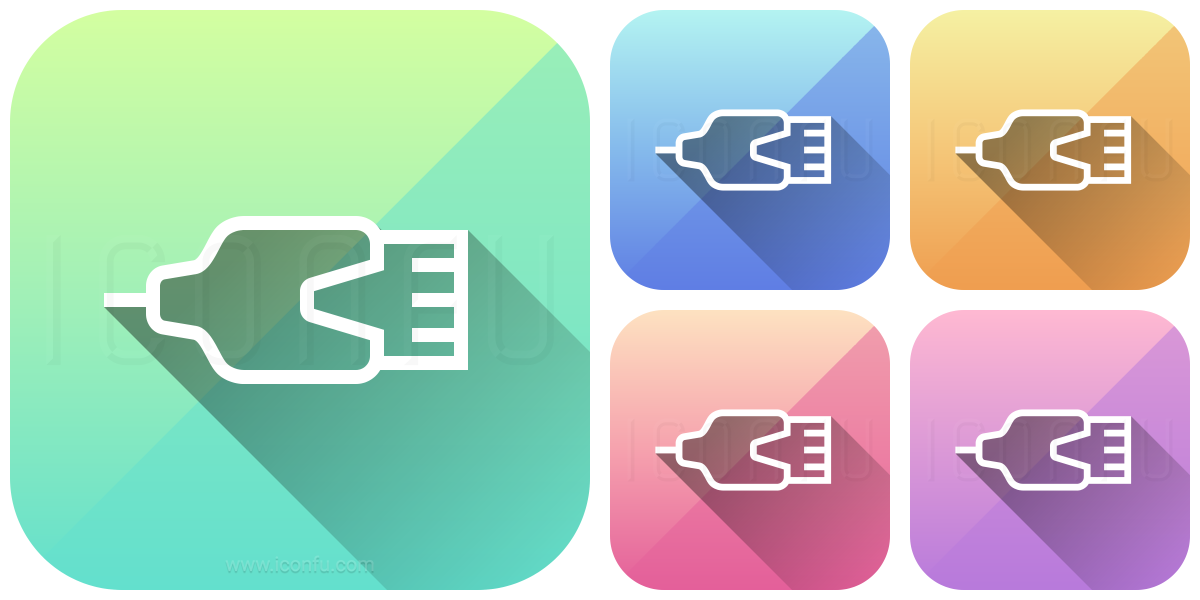 1200x600 Plug Lan Icon