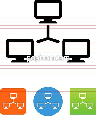 400x485 Computer Lan Network Icon