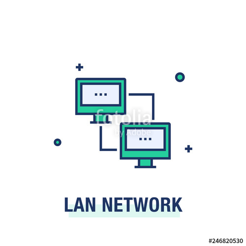 Lan Network Icon Concept Stock Image And Royalty Free Vector 500x500 Lan Network Icon Concept Stock Image And Royalty Free Vector