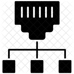 Local Area Network Icon Of Glyph Style 256x256 Local Area Network Icon Of Glyph Style