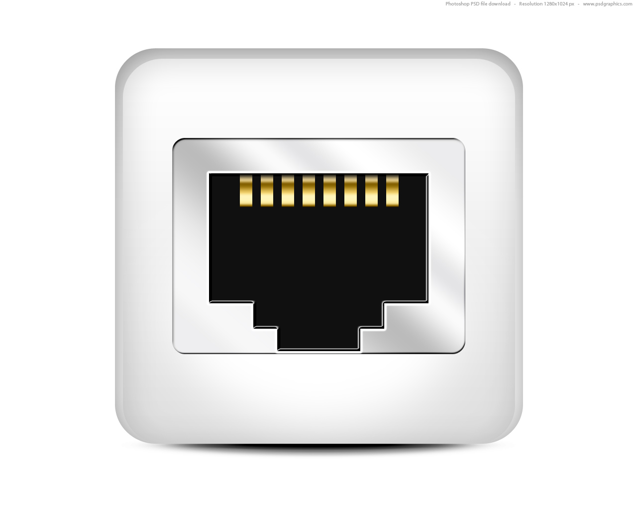 Network Port Icon 1280x1024 Network Port Icon