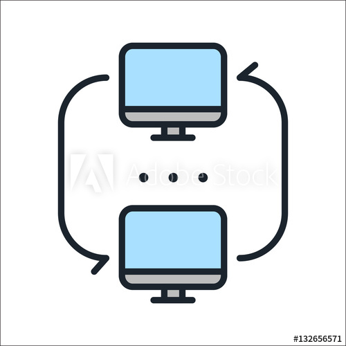 Lan Network Icon Color 500x500 Lan Network Icon Color