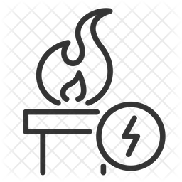 256x256 Landfill Gas Icon Of Line Style