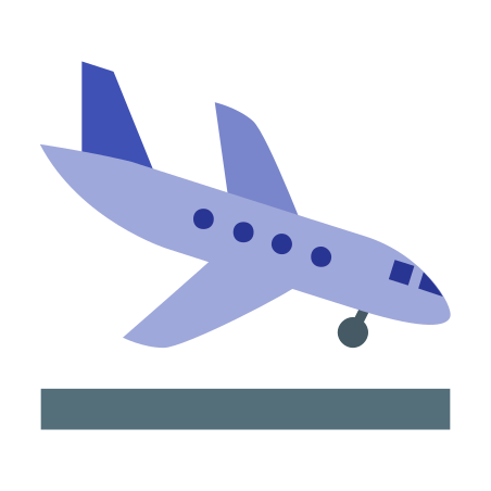 452x452 Airplane Landing Icon