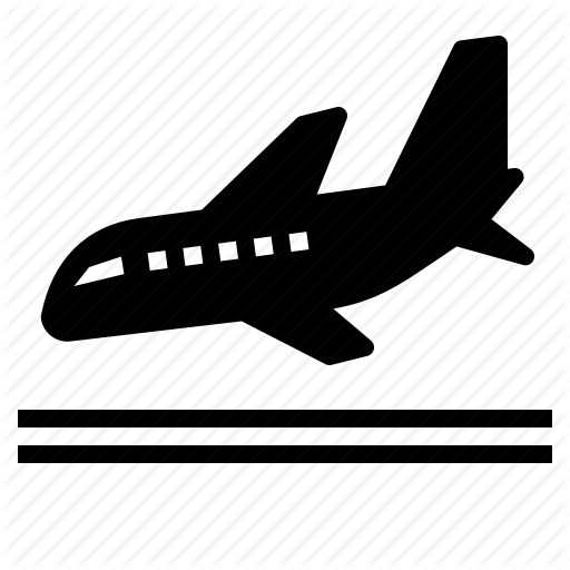 512x512 Arrival, Destination, Flight, Landing, Plane, Travel Icon