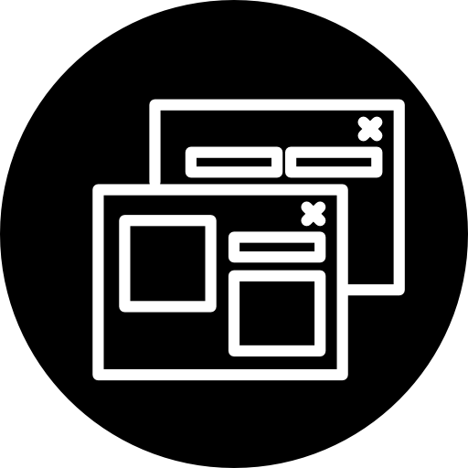 512x512 Seo Landing Pages Symbol Inside A Circle Icons Free Download