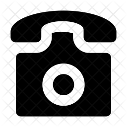 Landline Icon Of Glyph Style 256x256 Landline Icon Of Glyph Style