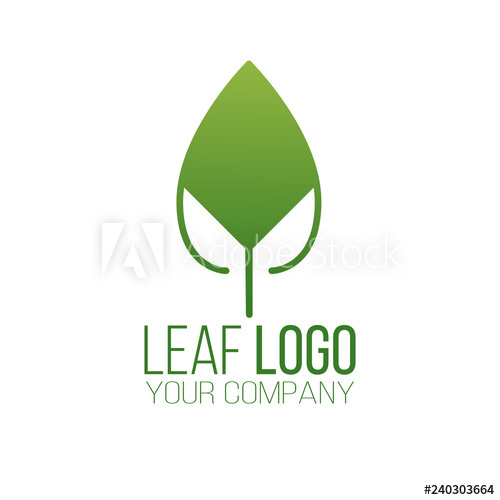 500x500 Abstract Green Leaf Logo Icon Vector Design Landscape Design