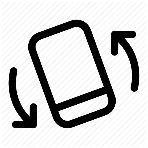 512x512 Auto, Display, Landscape, Portrait, Rotate Icon