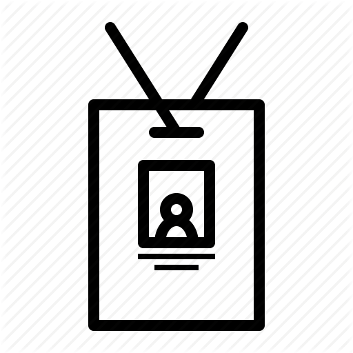 512x512 Employee, Id, Identification, Lanyard, Worker Icon