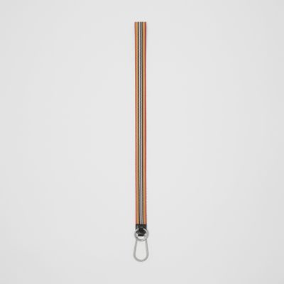 400x400 Icon Stripe Lanyard In Archive Beige