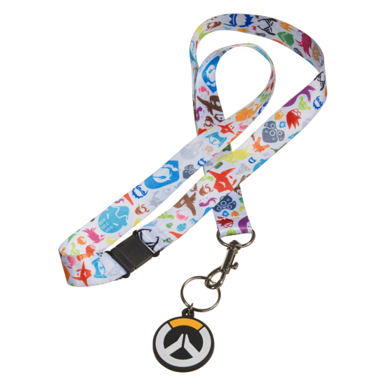 550x550 Overwatch Character Icon Lanyard With Charm Blizzard Gear Store