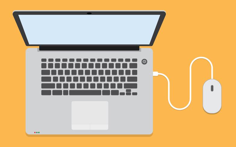 784x490 Laptop Vector Flat Icon Illustration