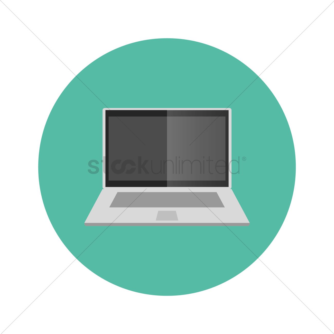 1300x1300 Laptop Icon Vector Image