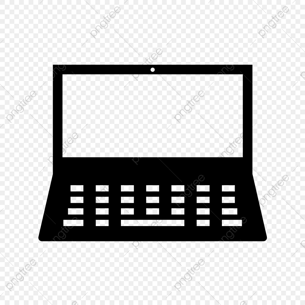 1024x1024 Notebook Glyph Black Icon, Notebook, Laptop, Pc Png And Vector