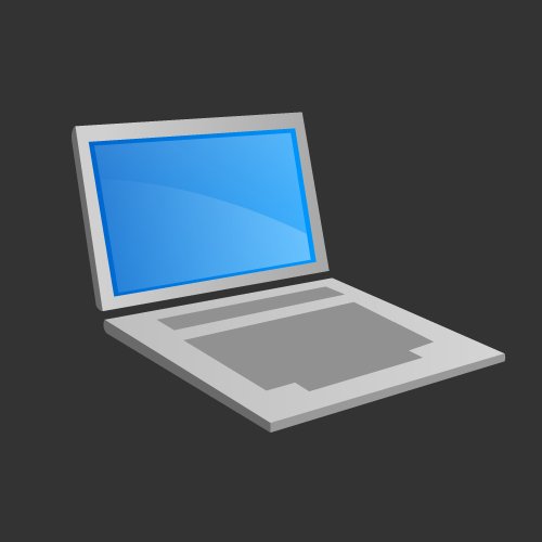 500x500 Icon Library Laptop