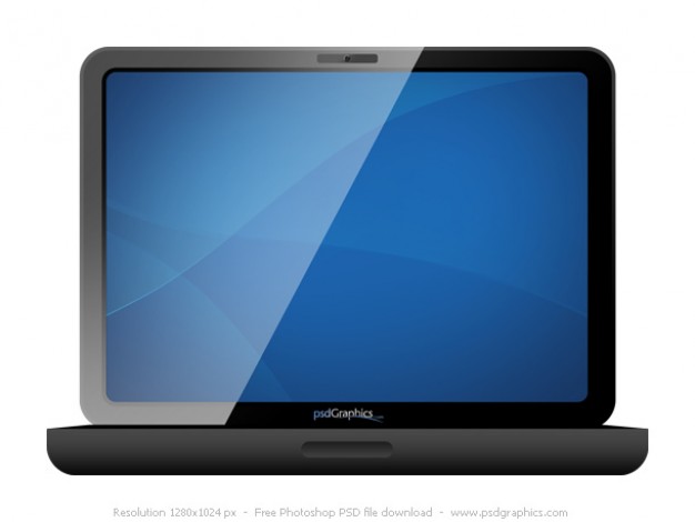 626x470 Black Laptop Icon Free Download