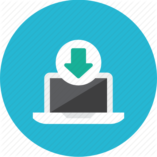 512x512 Download, Laptop Icon