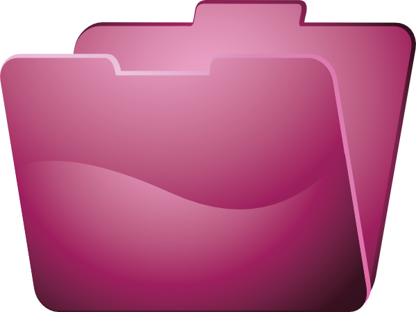 Fuscia Document Folder Icon Clip Art 600x450 Fuscia Document Folder Icon Clip Art