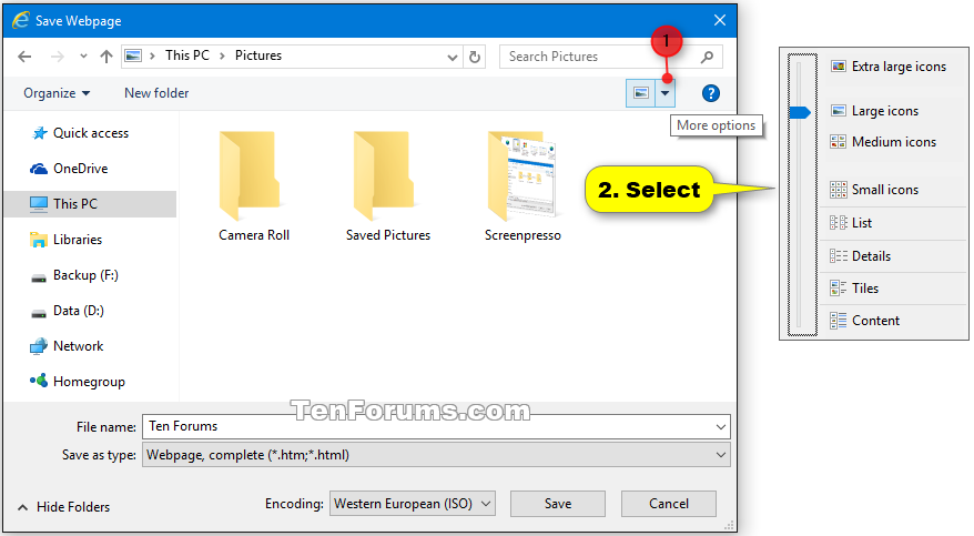 Change Folder View Layout In Windows Tutorials 878x483 Change Folder View Layout In Windows Tutorials