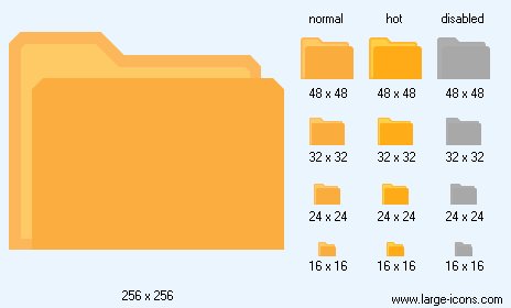 Closed Folder Icon Image Large Flat Icons 464x280 Closed Folder Icon Image Large Flat Icons