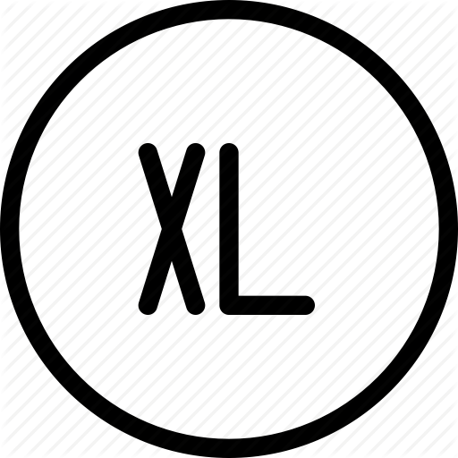 512x512 Extra, Large, Measure, Size, Xl Icon