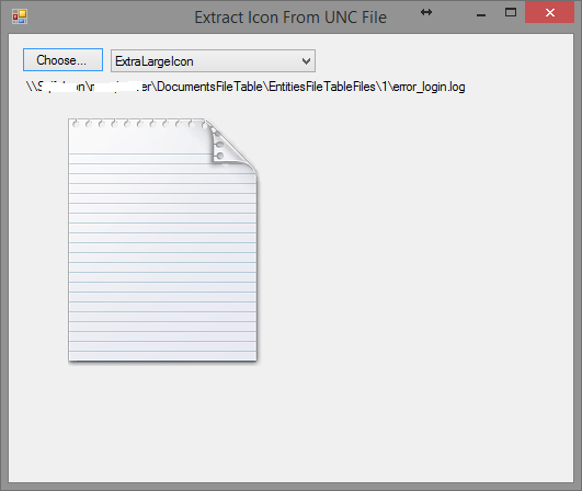 531x448 Extract Extra Large Icon From A File, Including Network Paths