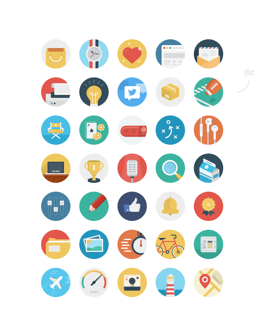 950x1116 Beautiful Rounded Icons