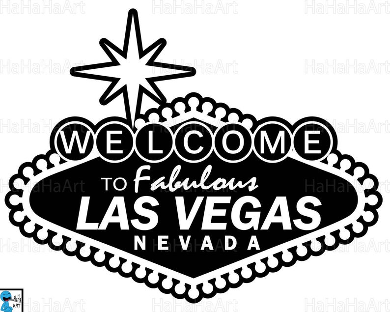 794x635 Las Vegas Sign Clipart Cutting Png Dxf Etsy