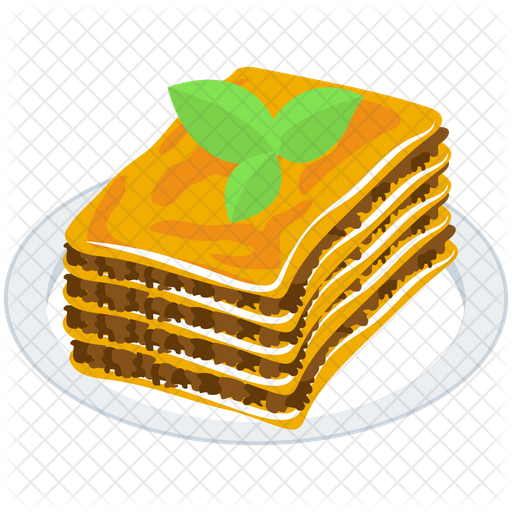 512x512 Lasagna Food Platter Icon Of Isometric Style