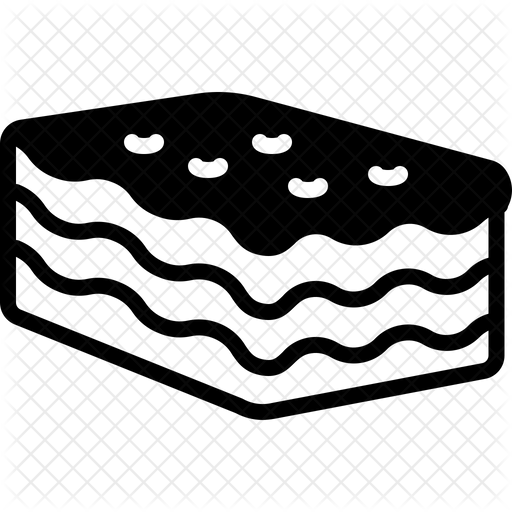 512x512 Lasagna Icon Of Glyph Style