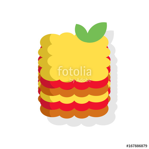 500x500 Lasagna Icon Vector Illustration Stock Image And Royalty Free