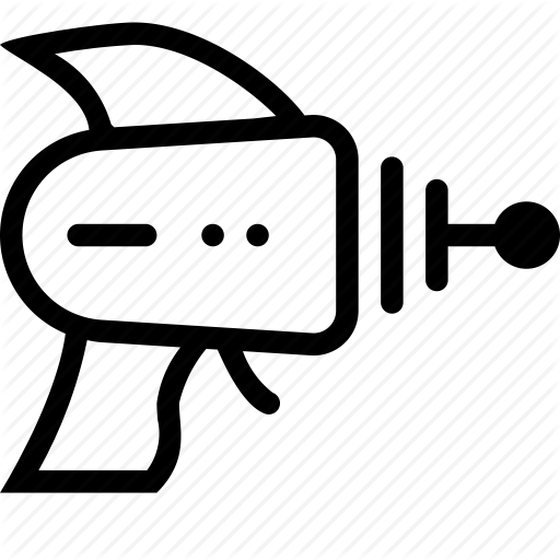 512x512 Gun, Laser Gun, Raygun Icon
