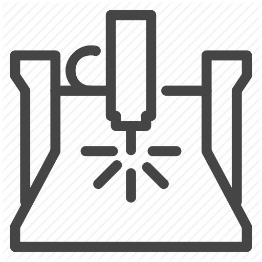 512x512 Automation, Cnc, Cutter, Engineering, Laser, Machine, Robotic Icon