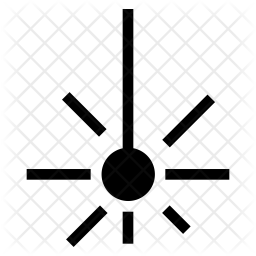256x256 Laser Icon Of Glyph Style