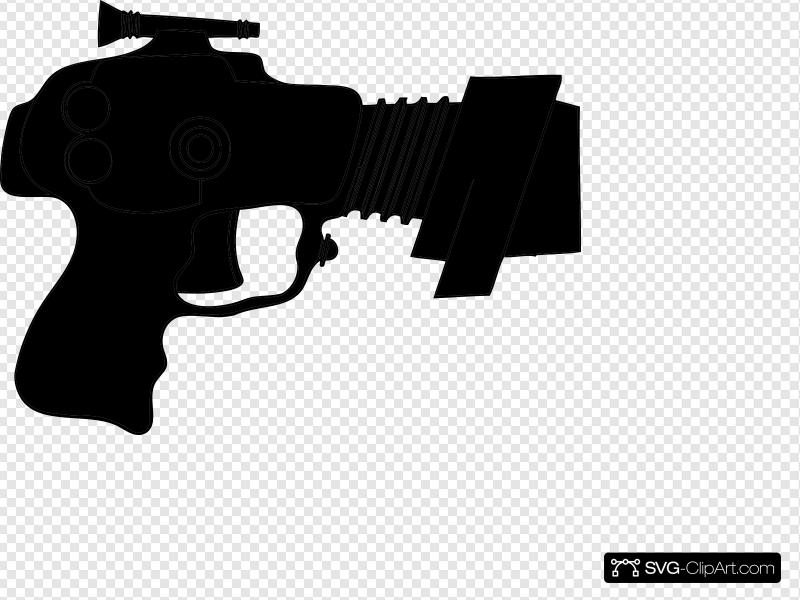 800x600 Laser Tag Gun Black Clip Art, Icon