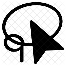 256x256 Lasso Tool Icon Of Glyph Style