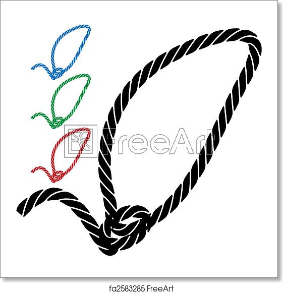 561x581 Free Art Print Of Lasso Rope Icon Lasso Rope Icon Isolated