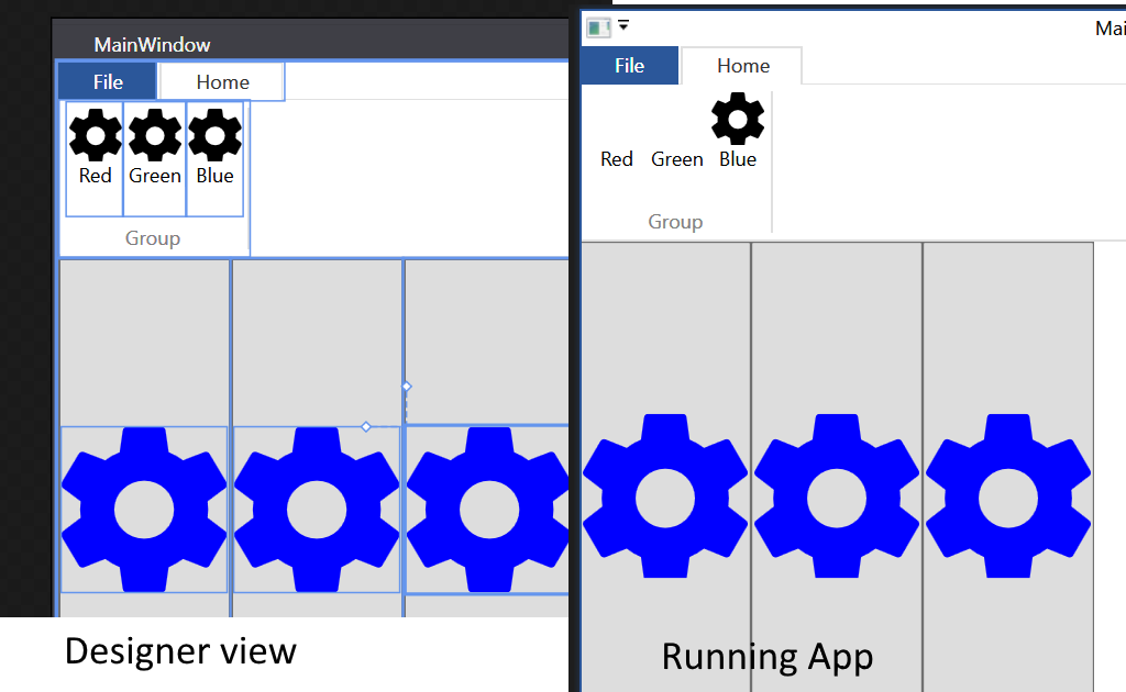 1024x630 Fluentbutton Largeicon Are Rendered For Only First Ribbontabitem