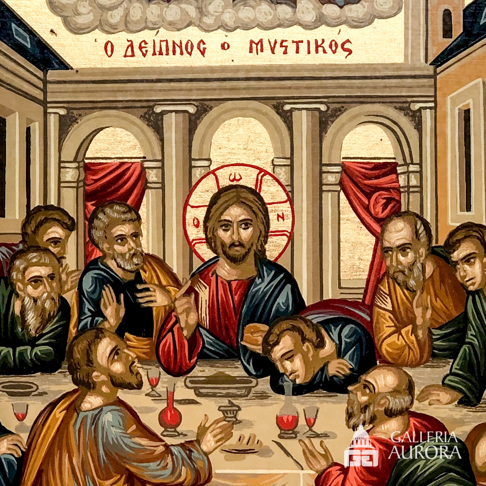 2000x2000 Last Supper Icon Galleria Aurora Rome