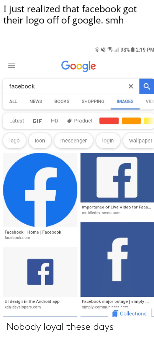 500x1091 I Just Realized That Facebook Got Their Logo Off Of Google Smh L