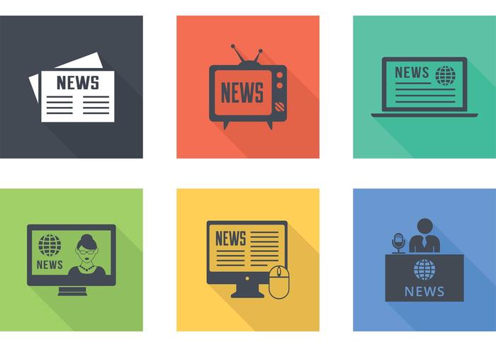 Latest News Vector Icons 700x490 Latest News Vector Icons