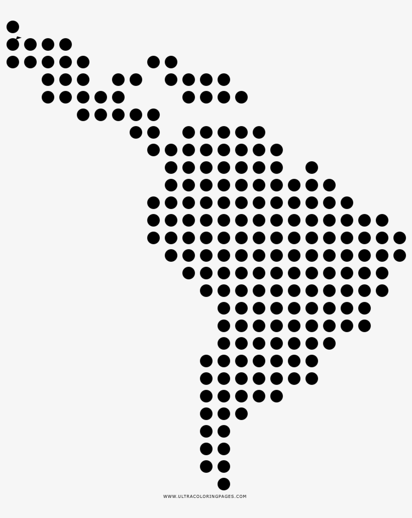 820x1031 Latin America Coloring Page