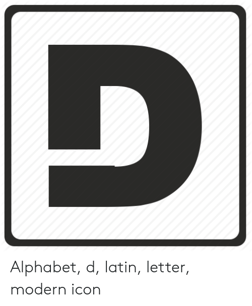 500x608 Alphabet D Latin Letter Modern Icon Alphabet Meme On Me Me
