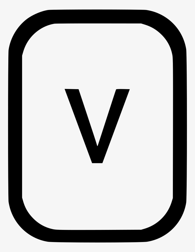 820x1060 Lowcase Letter V Latin Alphabet Comments