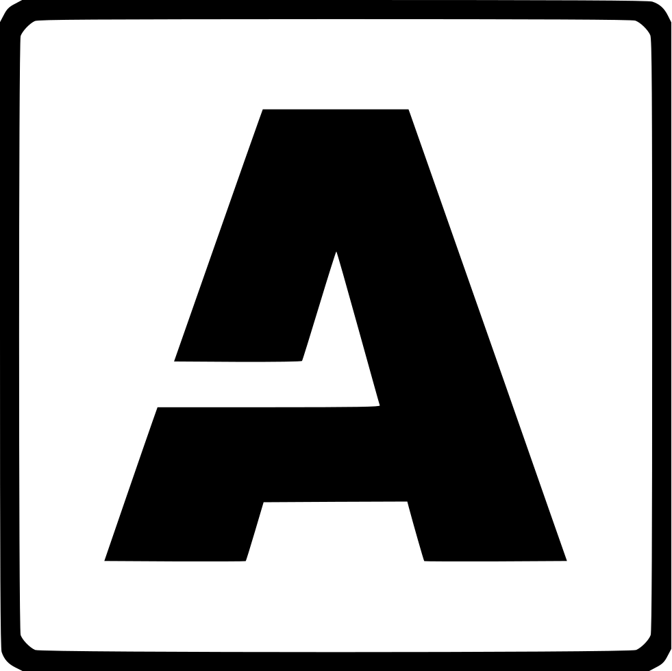 981x980 Modern Latin Alphabet A Png Icon Free Download