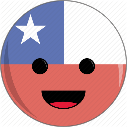 512x512 Awesome, Chile, Country, Cute, Face, Flags, Latino Icon