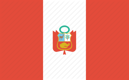 512x320 Bandera, Escudo, Flag, Latina, Latino, Peru Icon