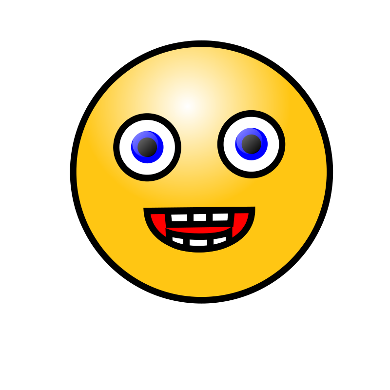 800x800 Free Clipart Emoticons Laughing Face Nicubunu